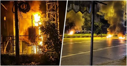 থাইল্যান্ডের দক্ষিণে একযোগে অর্ধ-শতাধিক স্থানে আগুন ও ককটেল হামলা