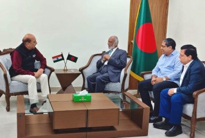স্থানীয় সরকার মন্ত্রীর সঙ্গে ভারতীয় হাইকমিশনারের সৌজন্য সাক্ষাৎ