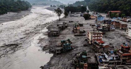 নেপালে ভয়াবহ বন্যা-ভূমিধসে মৃতের সংখ্যা বেড়ে ১২০৪