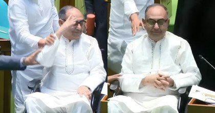 দীর্ঘ চিকিৎসা শেষে সংসদে মির্জা আব্বাস, স্বাগত জানালেন স্পিকার