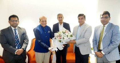 পানি সম্পদ মন্ত্রণালয়ের মন্ত্রী শহীদউদ্দীন চৌধুরী এ্যানীর সঙ্গে সৌজন্য সাক্ষাৎ করেছেন ভারতের হাইকমিশনার দীনেশ ত্রিবেদী